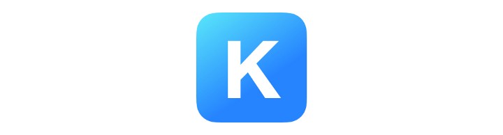 The four keystones on the circular object resemble the K in the Keystone logo