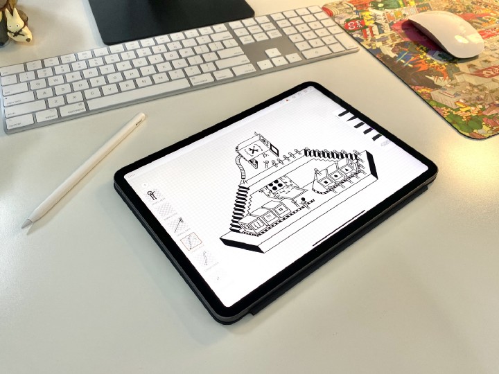 Image of ipad mid illustration